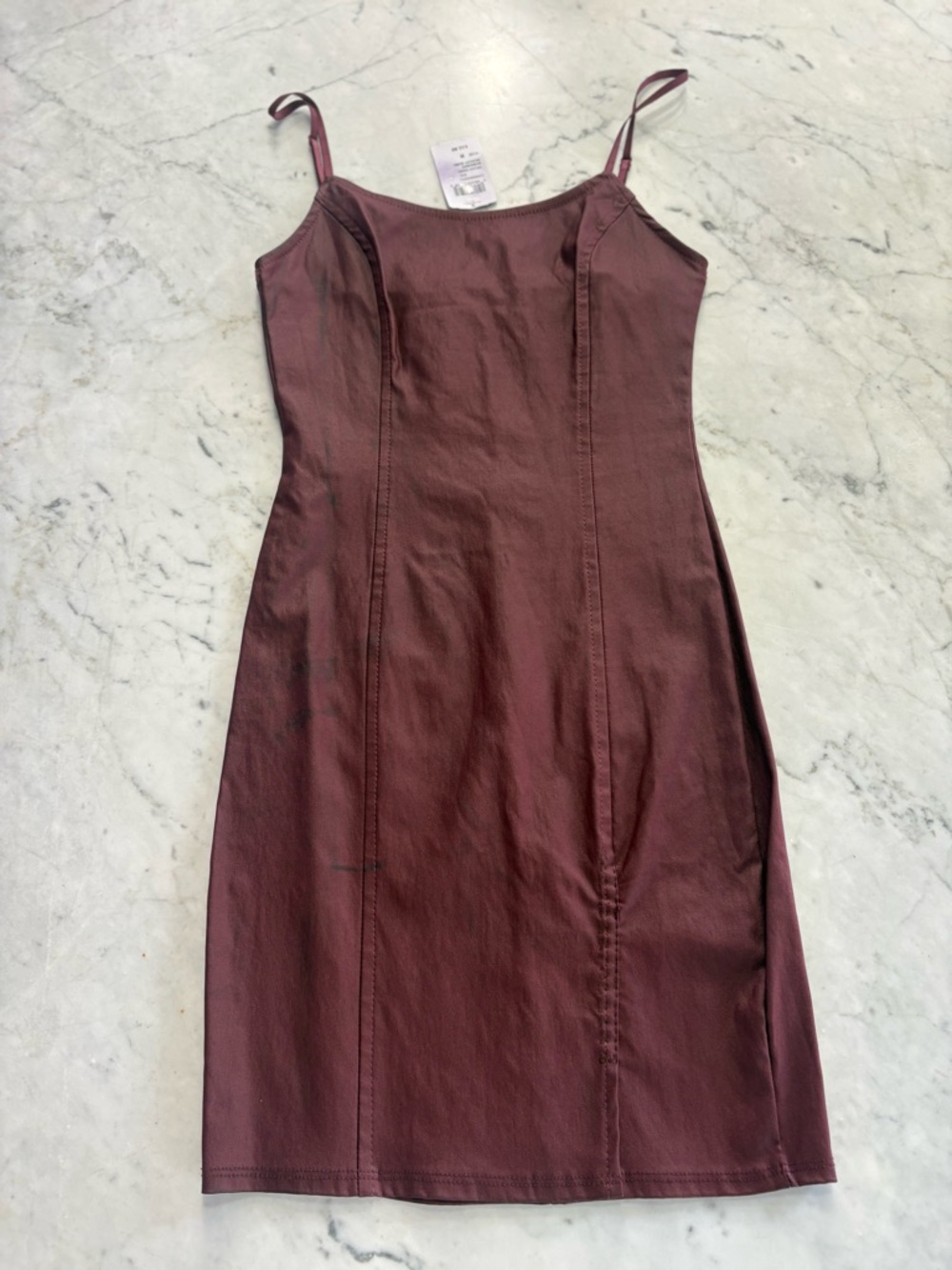 Windsor Mauve Spaghetti-Strap Sheath Dress